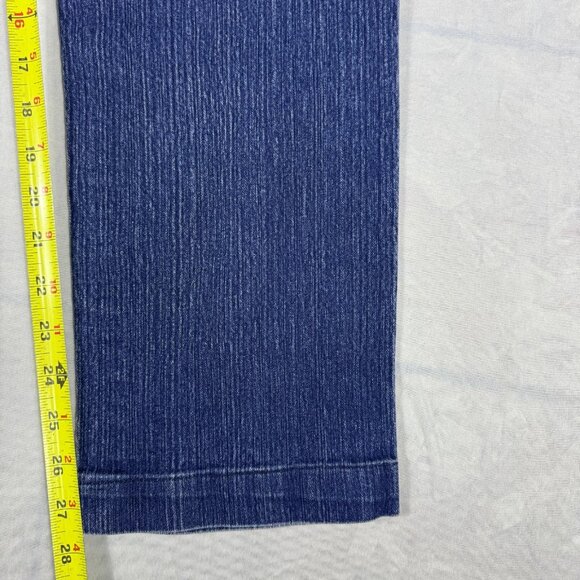 Calvin Klein Straight Leg Jeans Womens Navy Blue Denim 5-Pocket Classic Size 10 - Picture 12 of 13